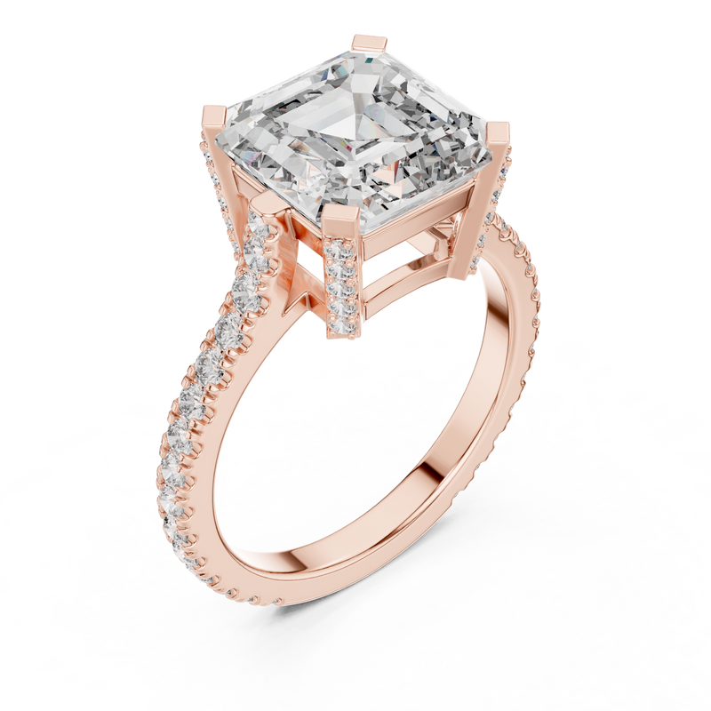 Ladies Ring DDLR-194@7 - Rose Gold - Image