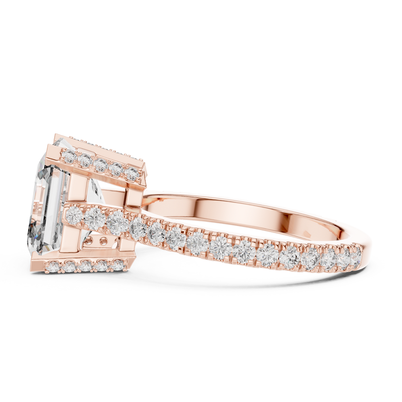Ladies Ring DDLR-194@7 - Rose Gold - Image