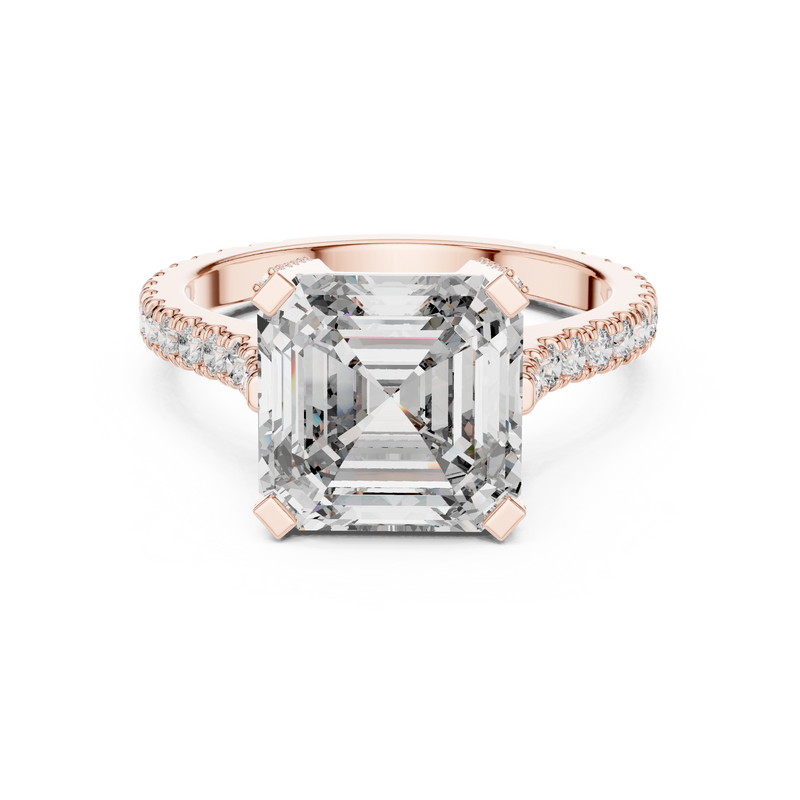Ladies Ring DDLR-194@7 - Rose Gold - Image