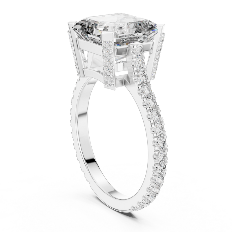 Ladies Ring DDLR-194@7 - White Gold - Image