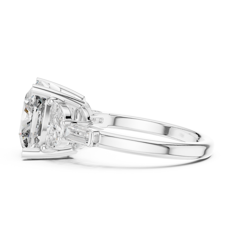 Ladies Ring DDLR-195@7 - White Gold - Image