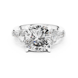 Ladies Ring DDLR-195@7 - White Gold - Image