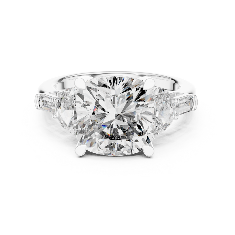Ladies Ring DDLR-195@7 - White Gold - Image