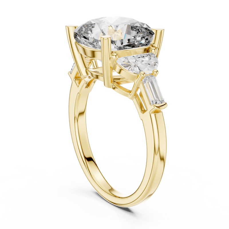 Ladies Ring DDLR-195@7 - Yellow Gold - Image