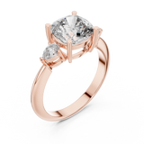 Ladies Ring DDLR-196@7 - Rose Gold - Image