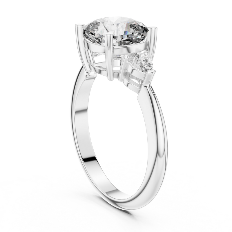 Ladies Ring DDLR-196@7 - White Gold - Image