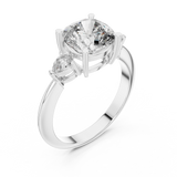 Ladies Ring DDLR-196@7 - White Gold - Image