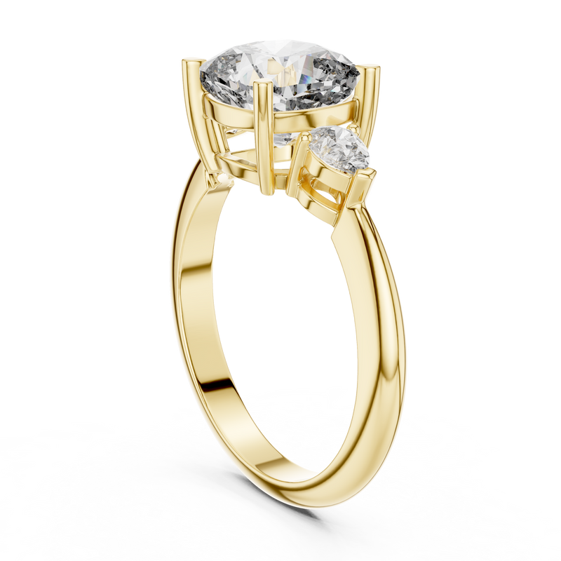 Ladies Ring DDLR-196@7 - Yellow Gold - Image