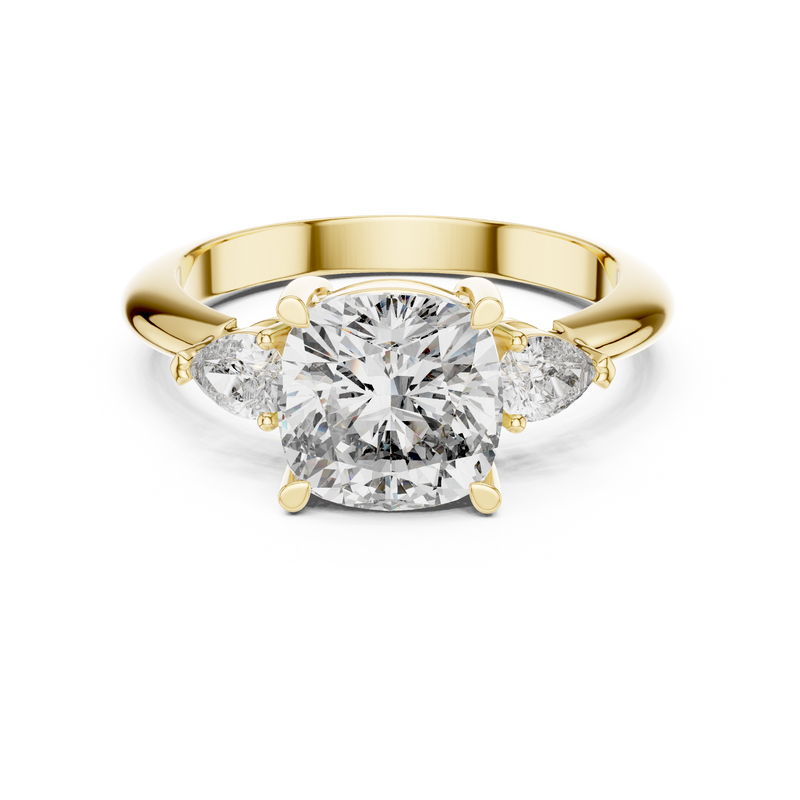 Ladies Ring DDLR-196@7 - Yellow Gold - Image