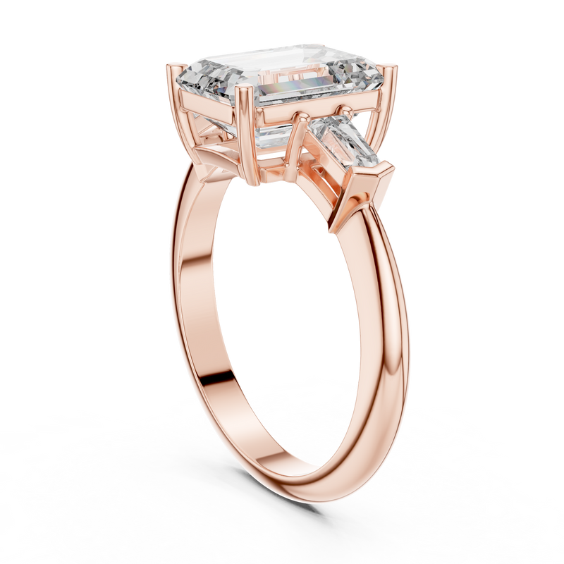 Ladies Ring DDLR-197@7 - Rose Gold - Image