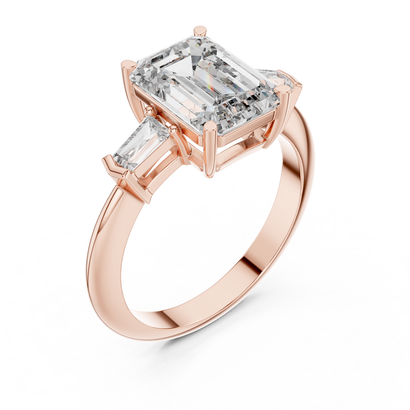 Ladies Ring DDLR-197@7 - Rose Gold - Image