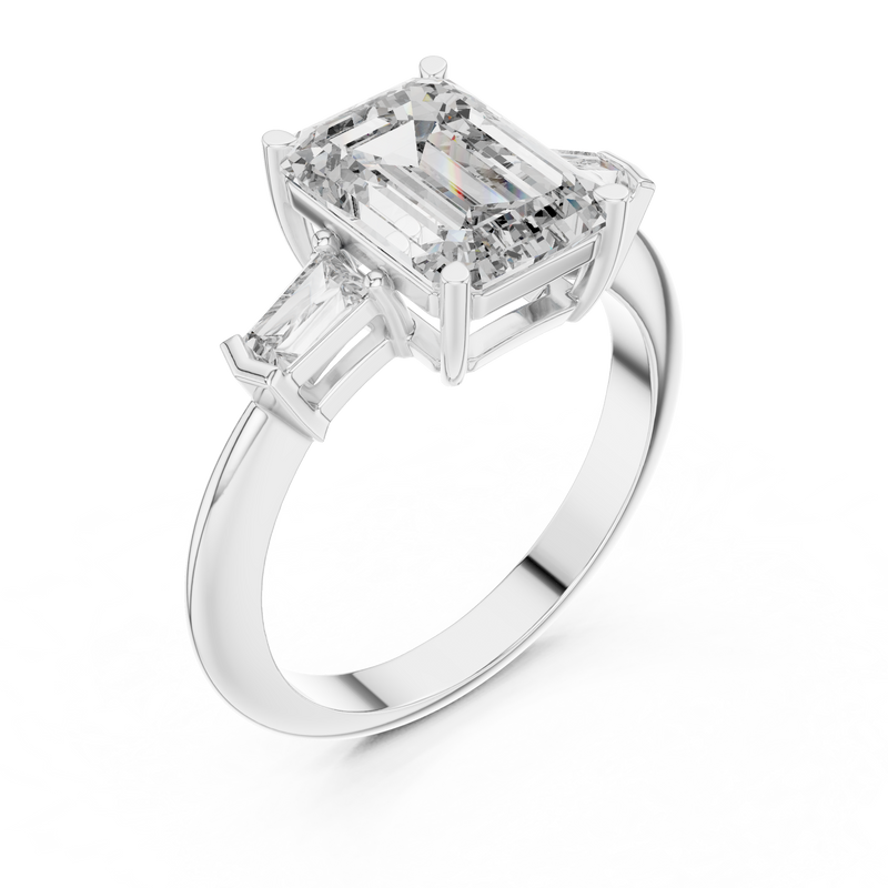Ladies Ring DDLR-197@7 - White Gold - Image