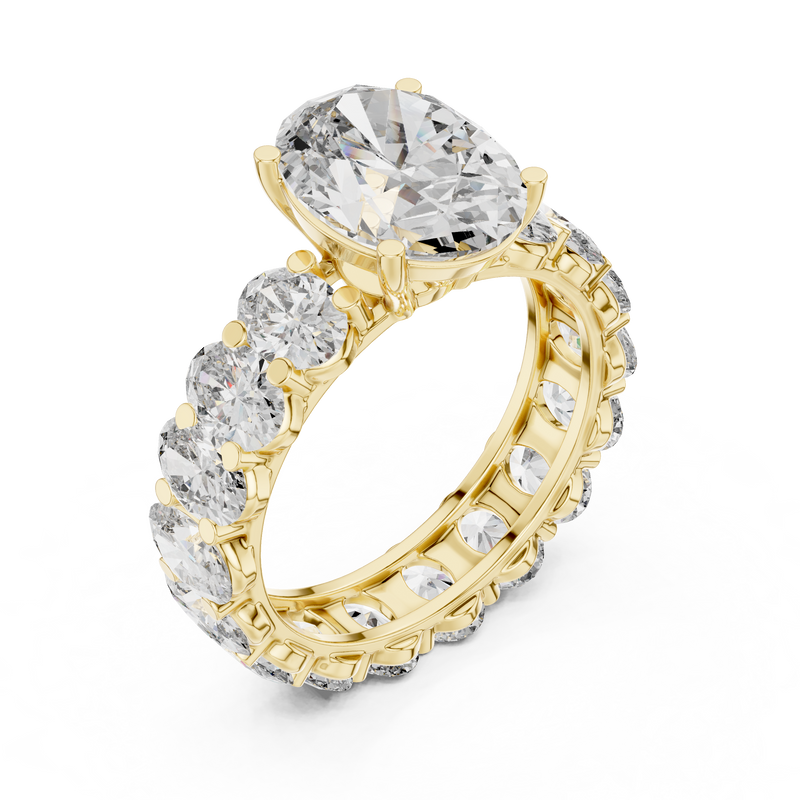 Ladies Ring DDLR-198@7 - Yellow Gold - Image