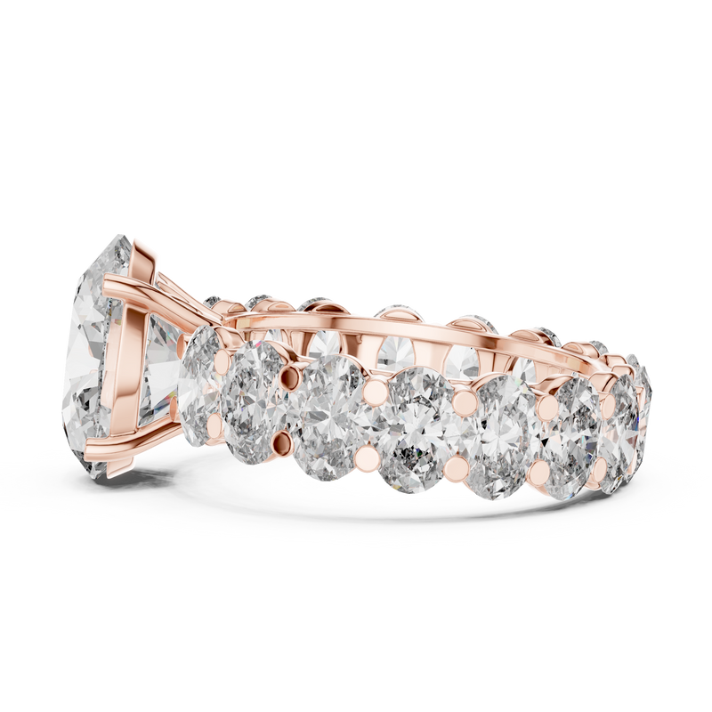 Ladies Ring DDLR-198@7 - Rose Gold - Image