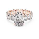 Ladies Ring DDLR-198@7 - Rose Gold - Image
