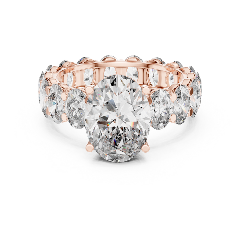Ladies Ring DDLR-198@7 - Rose Gold - Image