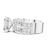 Ladies Ring DDLR-199@7 - White Gold - Image