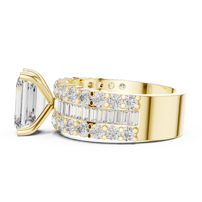 Ladies Ring DDLR-199@7 - Yellow Gold - Image