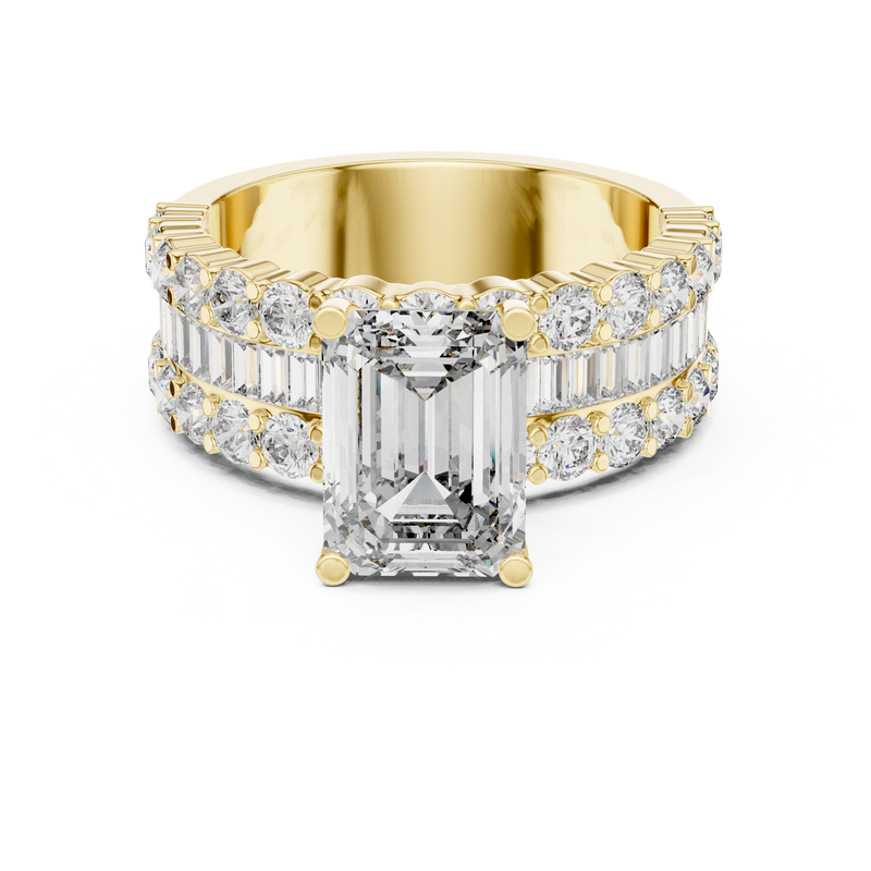 Ladies Ring DDLR-199@7 - Yellow Gold - Image