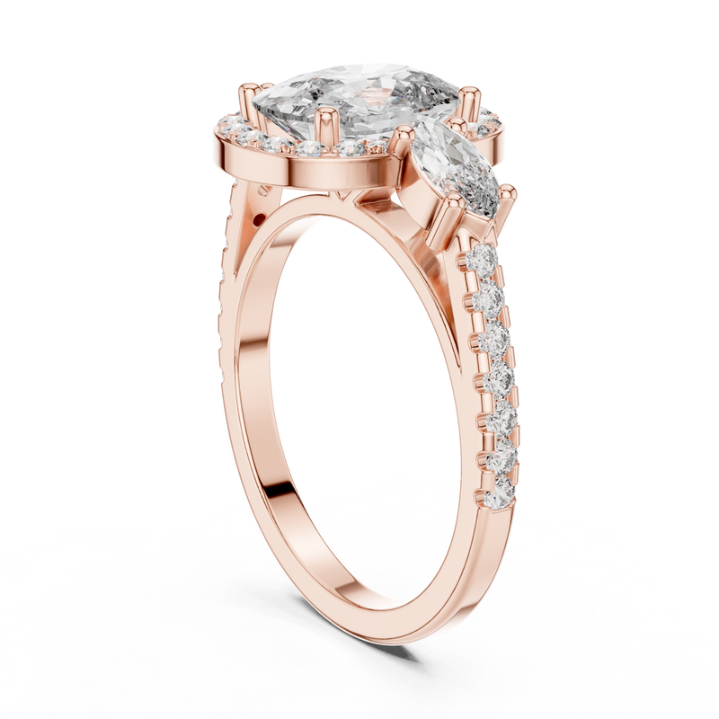 Ladies Ring DDLR-200 - Rose Gold - Image