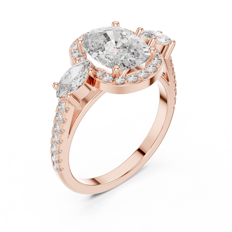 Ladies Ring DDLR-200 - Rose Gold - Image