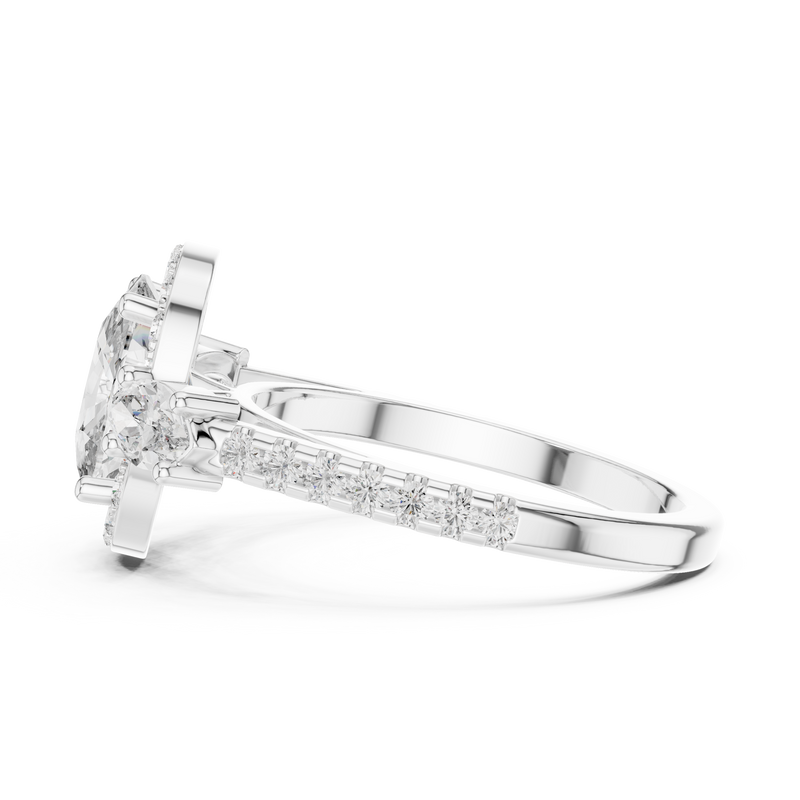 Ladies Ring DDLR-200 - White Gold - Image
