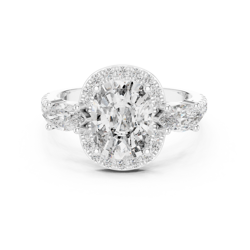 Ladies Ring DDLR-200 - White Gold - Image