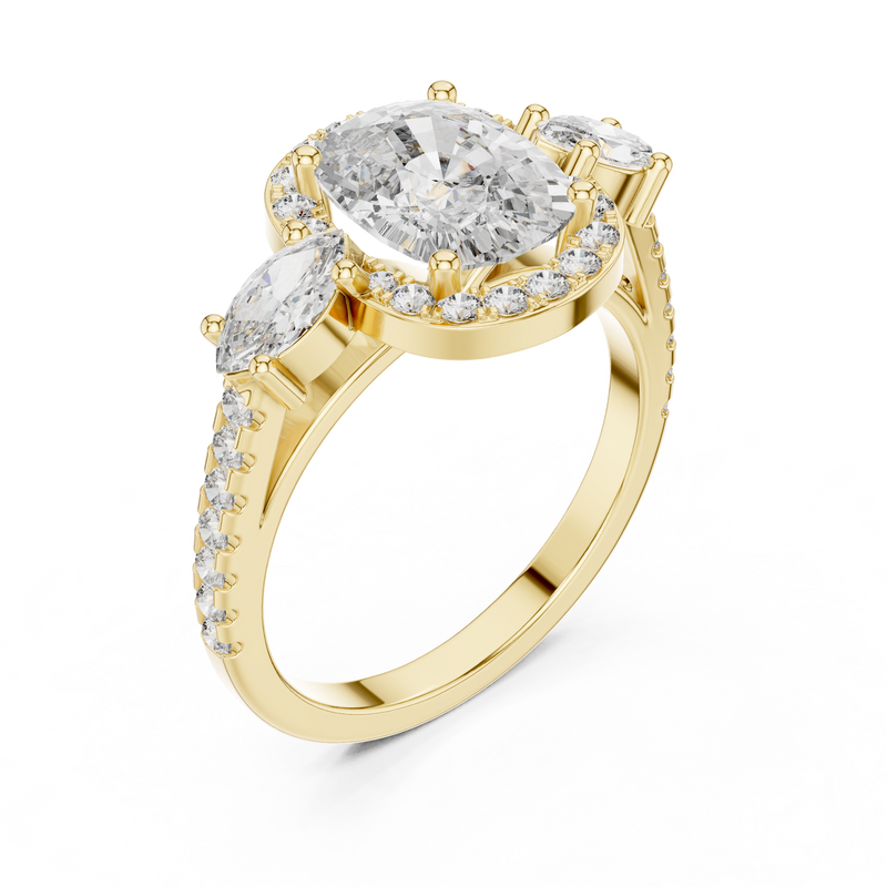 Ladies Ring DDLR-200 - Yellow Gold - Image