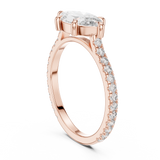 Ladies Ring DDLR-201@7 - Rose Gold - Image