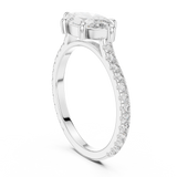 Ladies Ring DDLR-201@7 - White Gold - Image