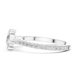 Ladies Ring DDLR-201@7 - White Gold - Image