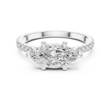 Ladies Ring DDLR-201@7 - White Gold - Image