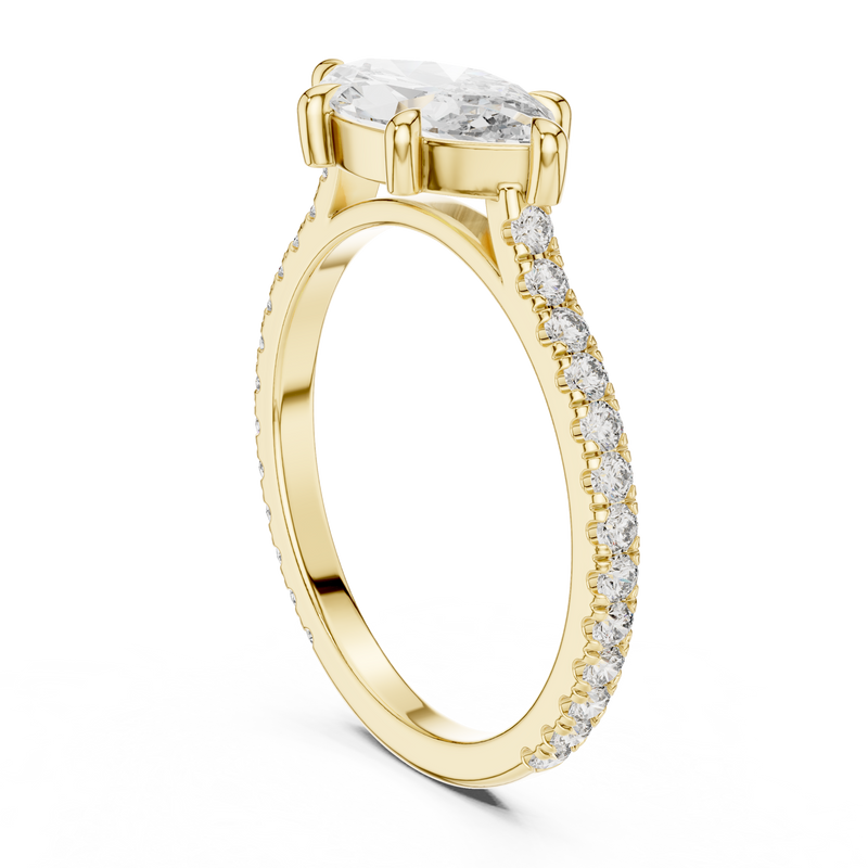 Ladies Ring DDLR-201@7 - Yellow Gold - Image