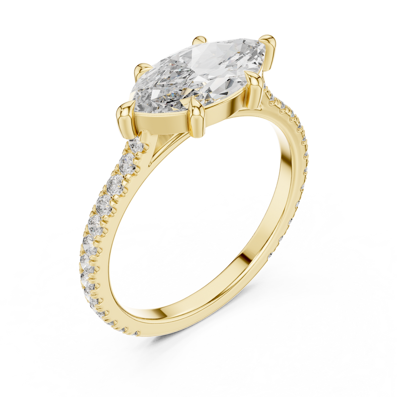 Ladies Ring DDLR-201@7 - Yellow Gold - Image