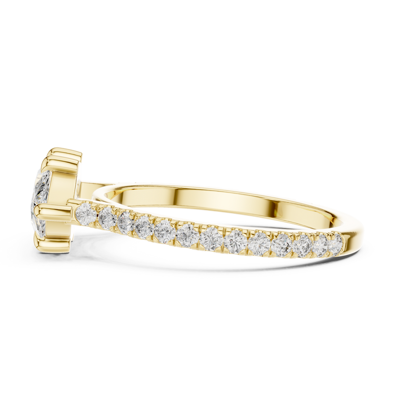 Ladies Ring DDLR-201@7 - Yellow Gold - Image