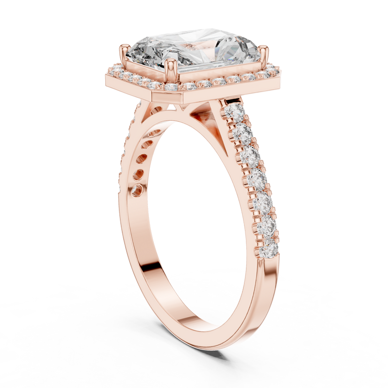 Ladies Ring DDLR-202@7 - Rose Gold - Image