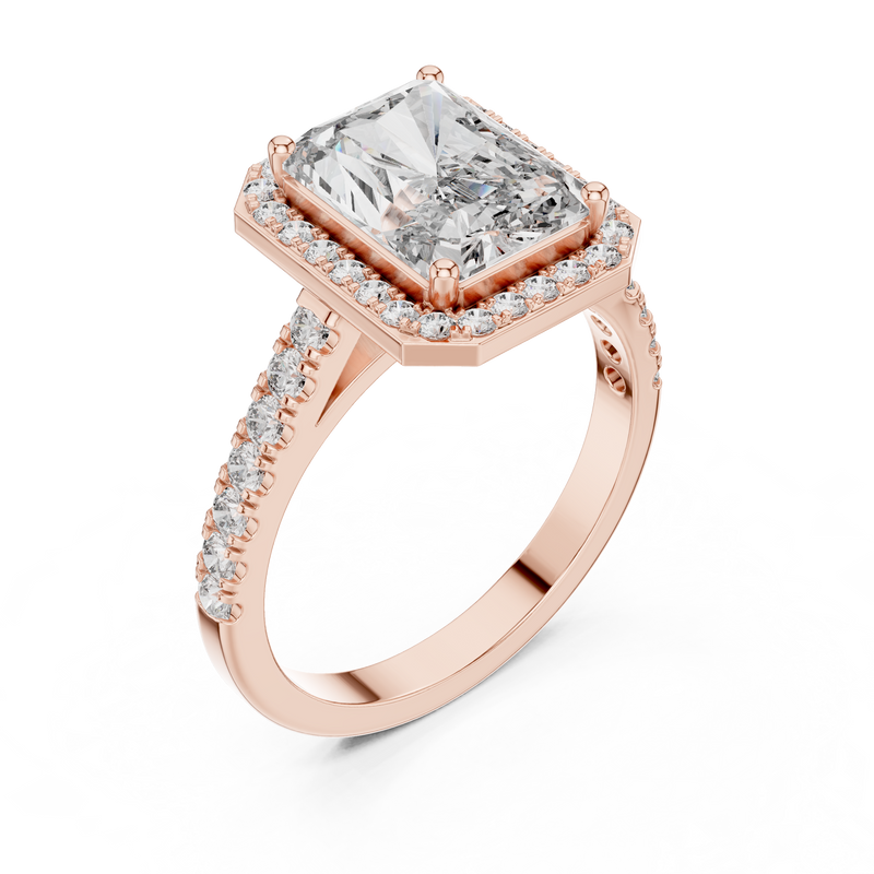 Ladies Ring DDLR-202@7 - Rose Gold - Image