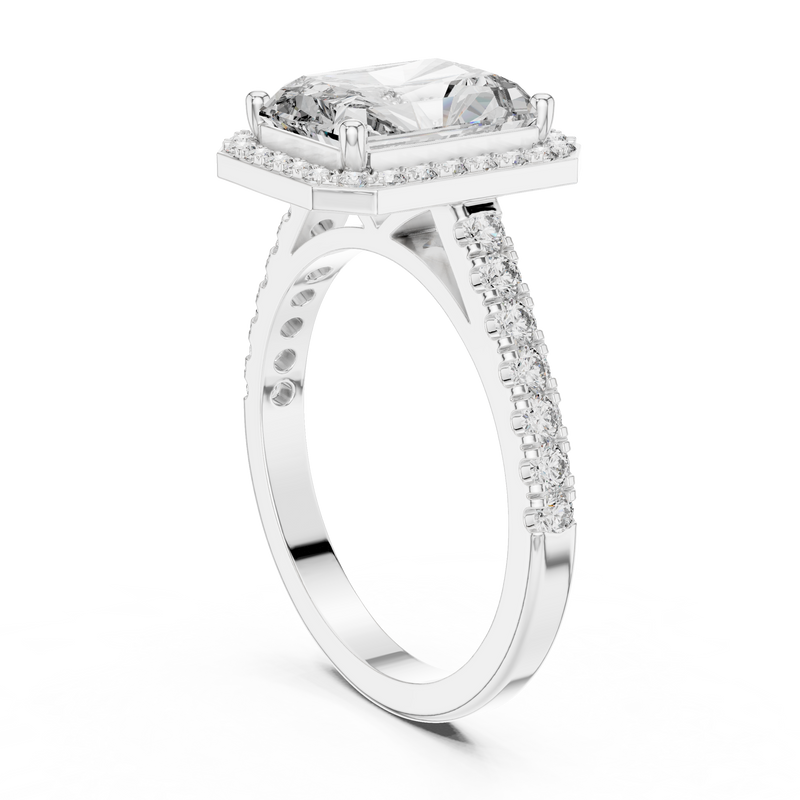 Ladies Ring DDLR-202@7 - White Gold - Image