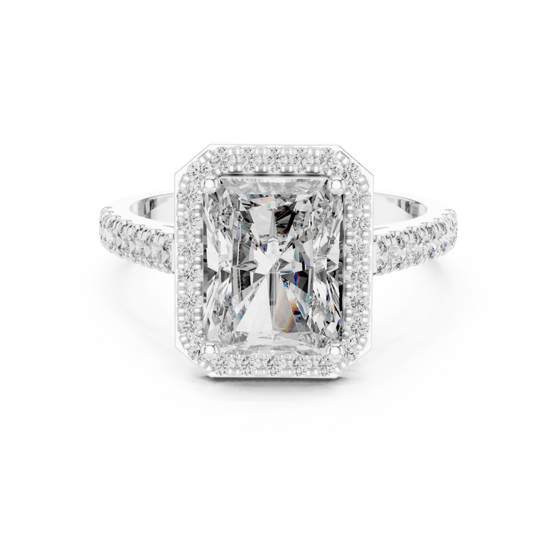 Ladies Ring DDLR-202@7 - White Gold - Image