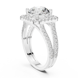 Ladies Ring DDLR-203@7 - White Gold - Image