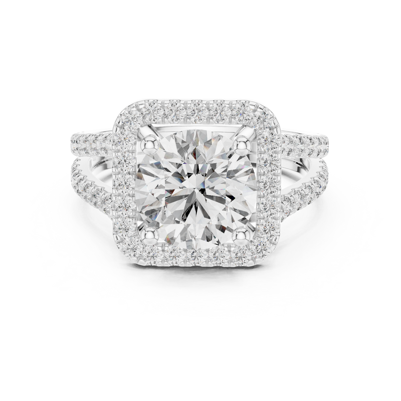 Ladies Ring DDLR-203@7 - White Gold - Image