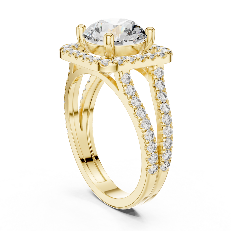 Ladies Ring DDLR-203@7 - Yellow Gold - Image