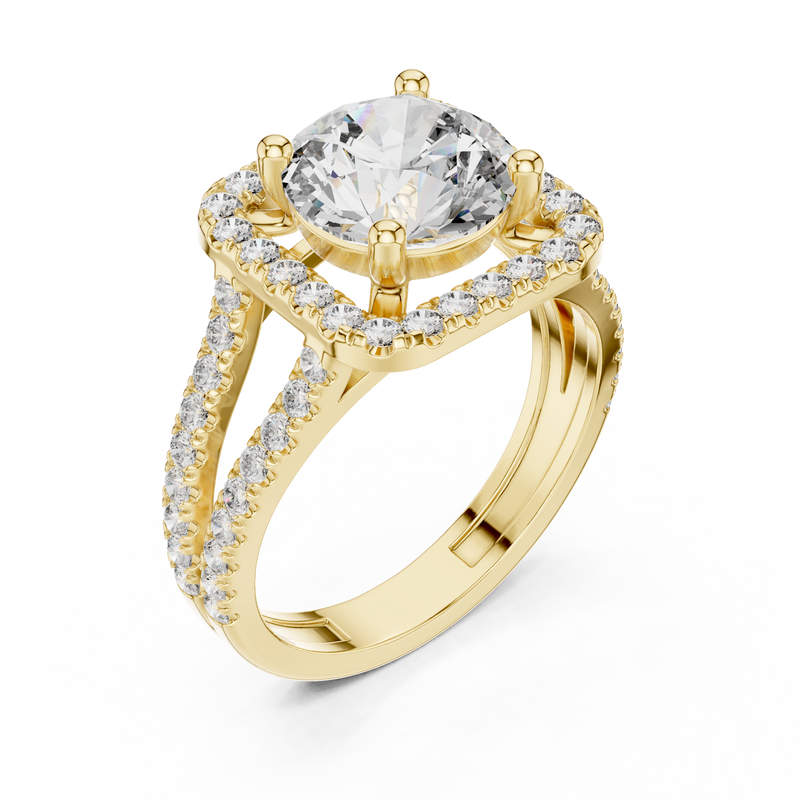 Ladies Ring DDLR-203@7 - Yellow Gold - Image