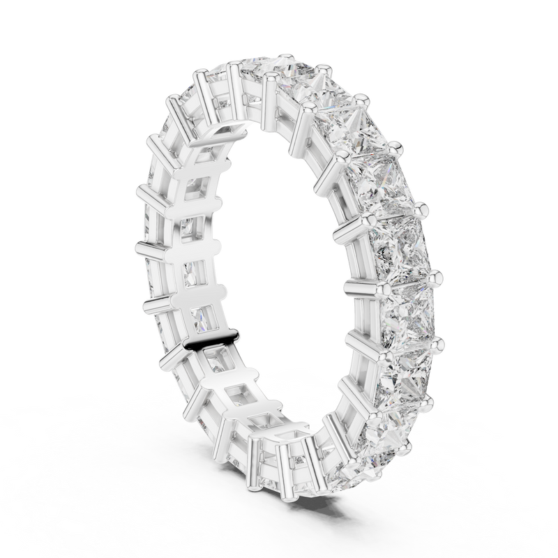 Ladies Ring DDLR-204@7 - White Gold - Image