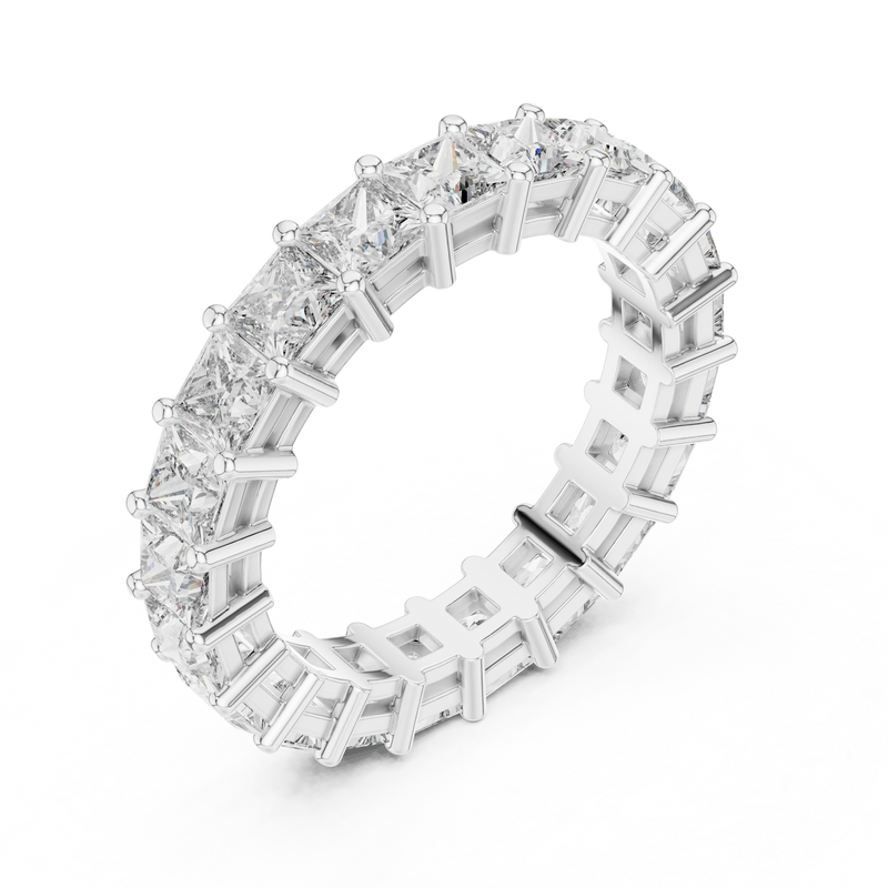 Ladies Ring DDLR-204@7 - White Gold - Image