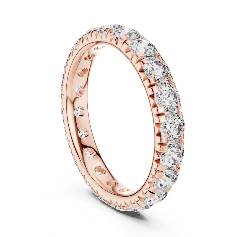 Ladies Ring DDLR-205@7 - Rose Gold - Image