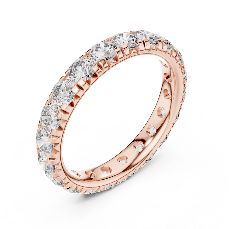 Ladies Ring DDLR-205@7 - Rose Gold - Image