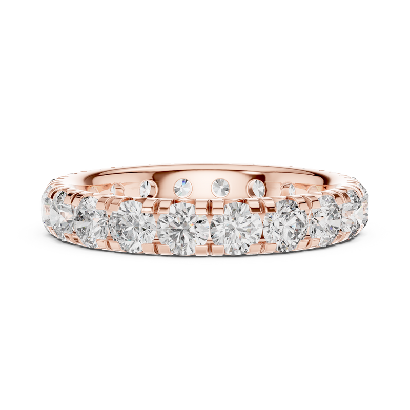 Ladies Ring DDLR-205@7 - Rose Gold - Image