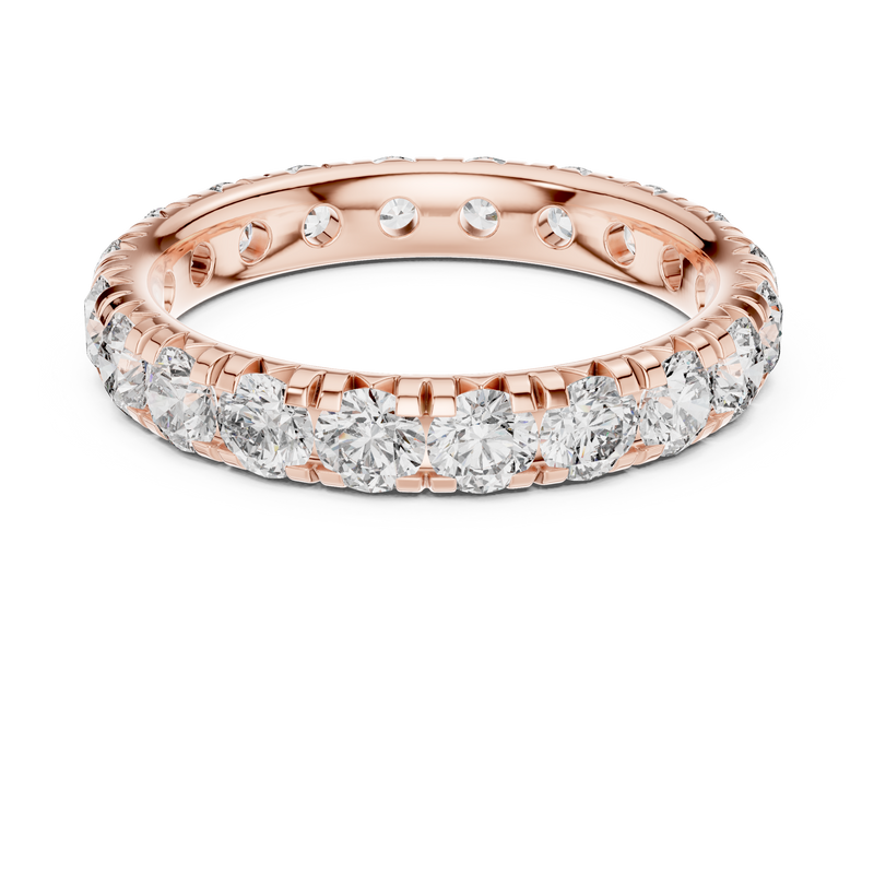 Ladies Ring DDLR-205@7 - Rose Gold - Image