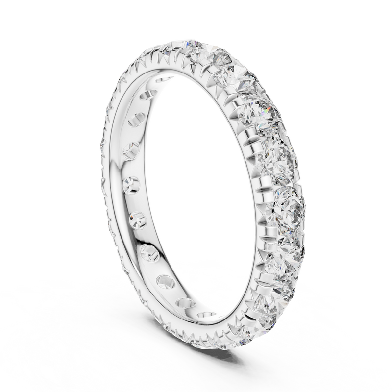 Ladies Ring DDLR-205@7 - White Gold - Image